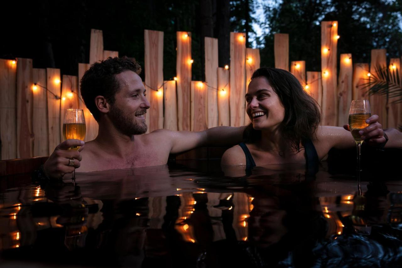 Bain De Foret - Lodges Cosy & Spa Neufchatel-Hardelot Ngoại thất bức ảnh