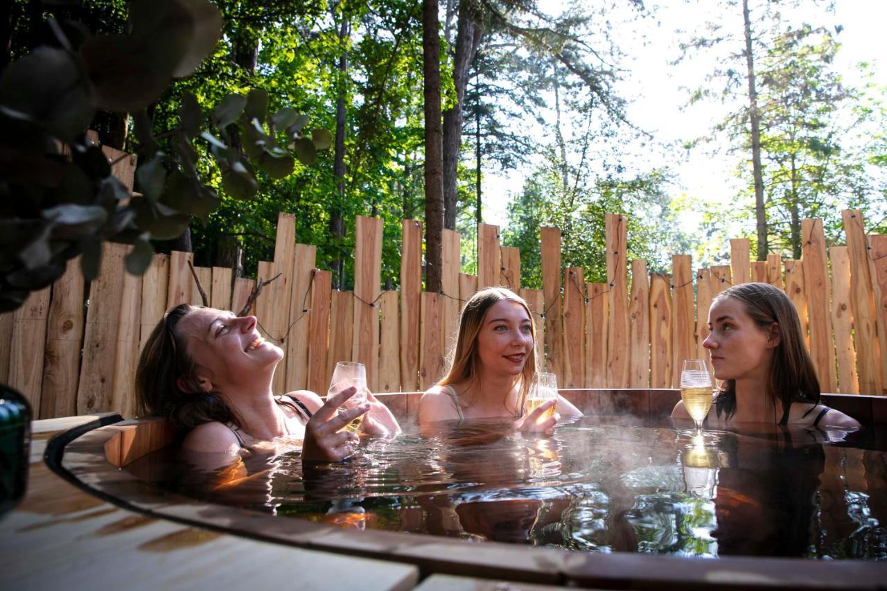 Bain De Foret - Lodges Cosy & Spa Neufchatel-Hardelot Ngoại thất bức ảnh
