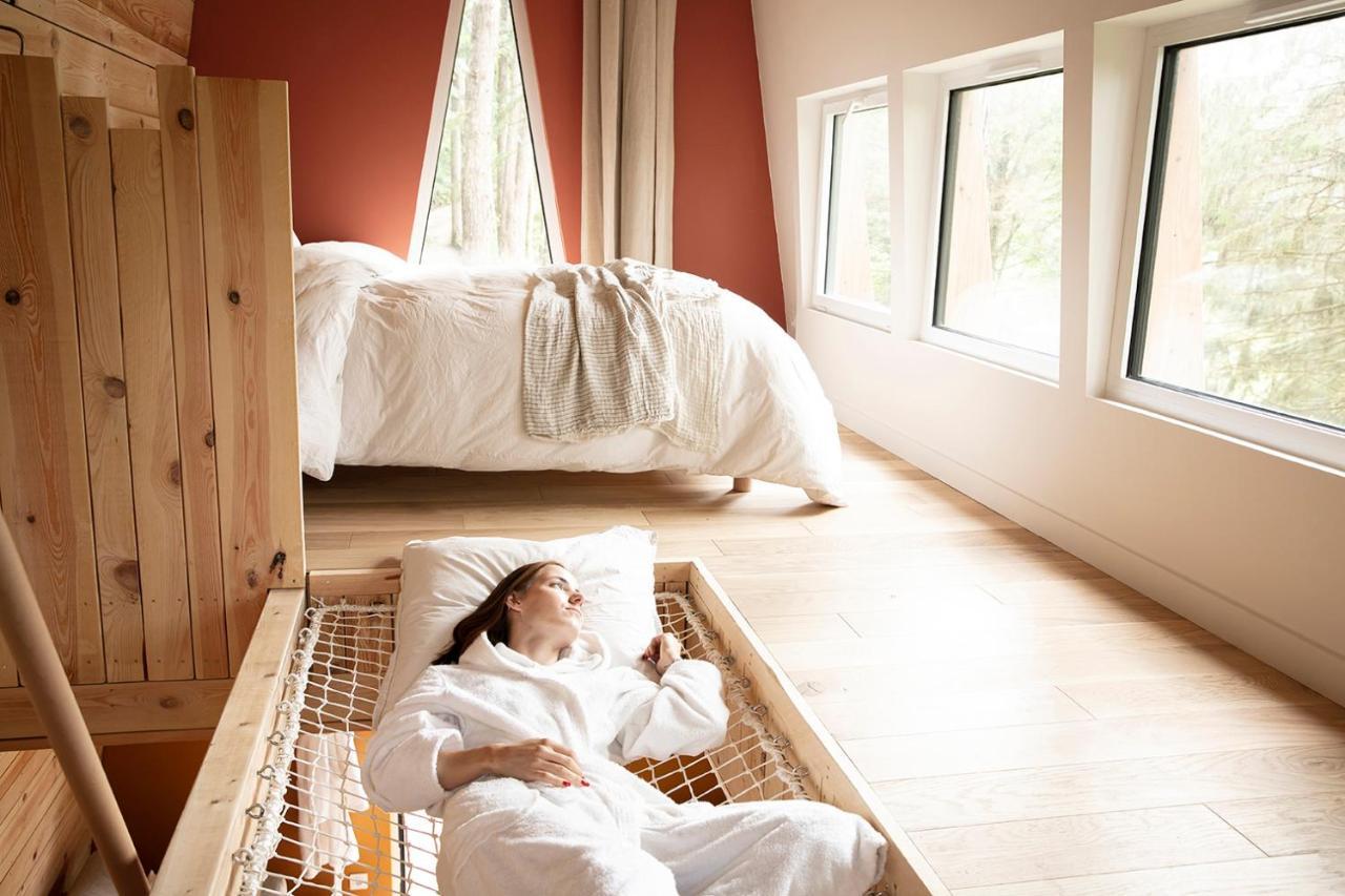 Bain De Foret - Lodges Cosy & Spa Neufchatel-Hardelot Ngoại thất bức ảnh