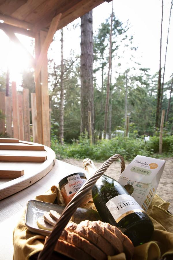 Bain De Foret - Lodges Cosy & Spa Neufchatel-Hardelot Ngoại thất bức ảnh